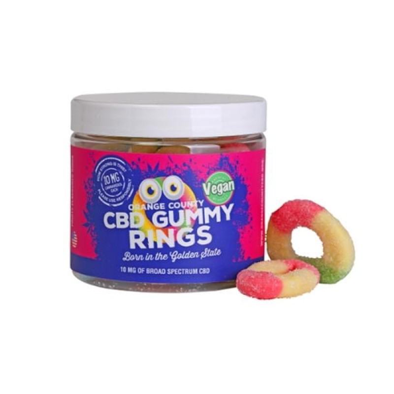 Orange County CBD 10mg Gummy Rings – Small P...