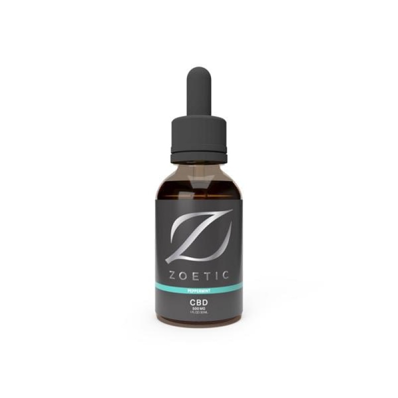 Zoetic 500mg CBD Oil 30ml – Refreshing Peppe...