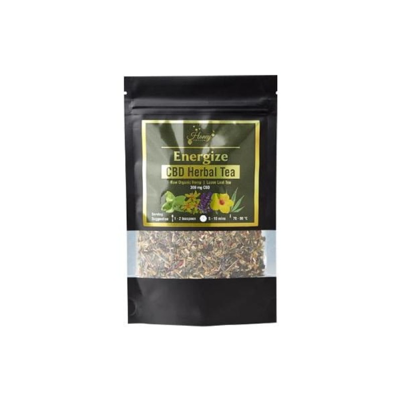 Honey Heaven 300mg CBD Loose Leaf Herbal Tea 50g &...