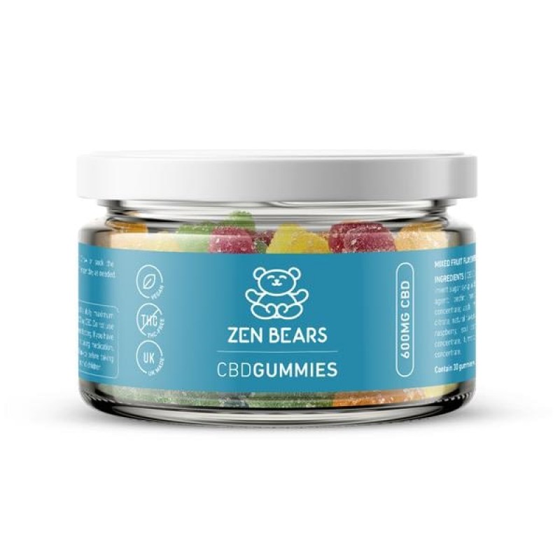 ZenBears 600mg CBD Gummies – 150g