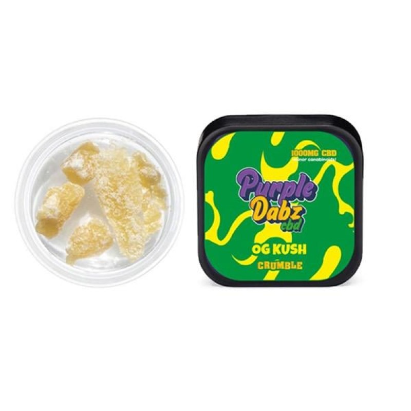 Purple Dabz CBD 1000mg CBD Crumble – OG Kush