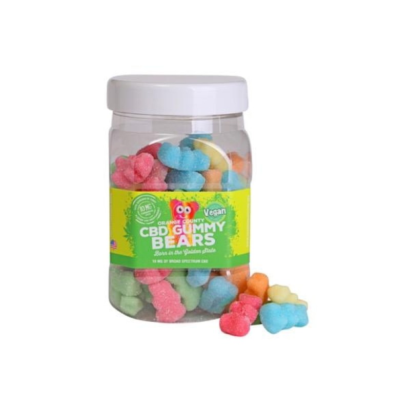 Orange County CBD 10mg Gummy Bears – Large P...