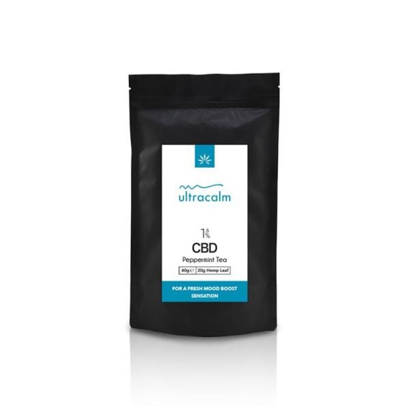 Ultracalm 1.5% CBD Hemp Tea – Peppermint 40g