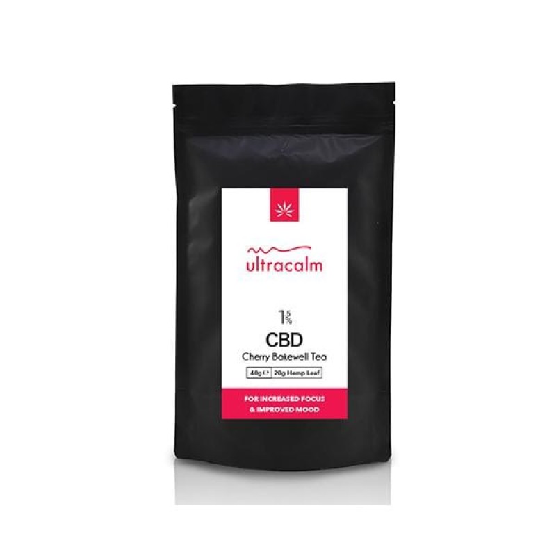Ultracalm 1.5% CBD Hemp Tea – Cherry Bakewel...