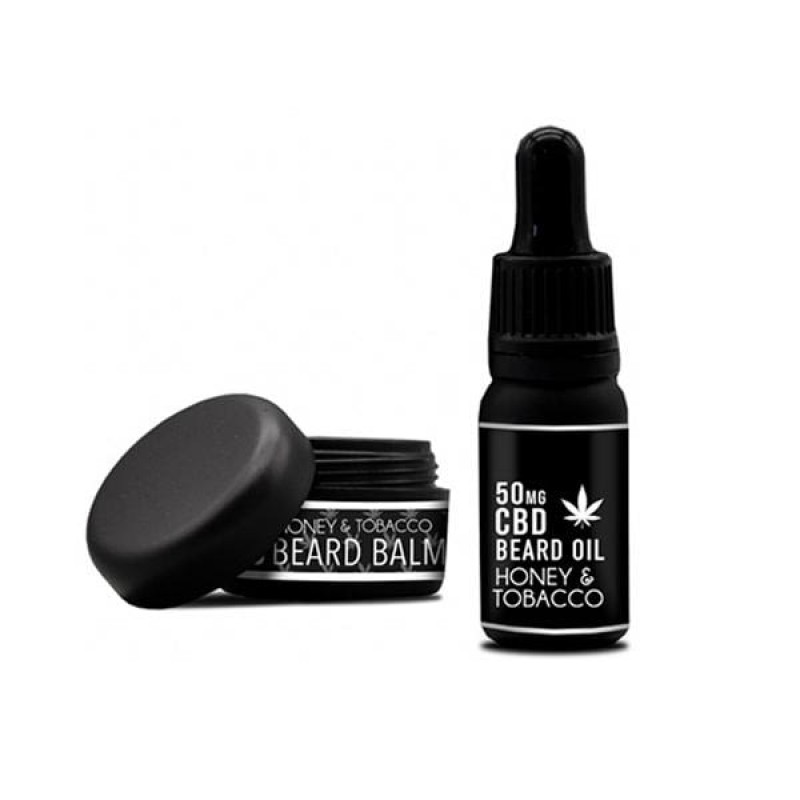 NKD 150mg CBD Twin Pack Honey Tobacco Beard Oil an...