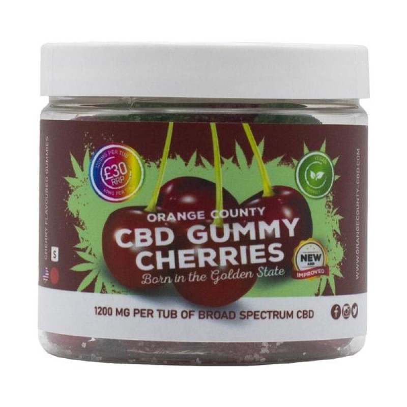 Orange County CBD 1200mg Gummies – Small Pac...