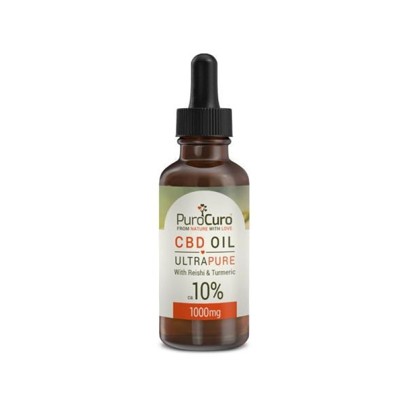 PuroCuro 10% Ultra Pure 1000mg CBD Oil 10ml