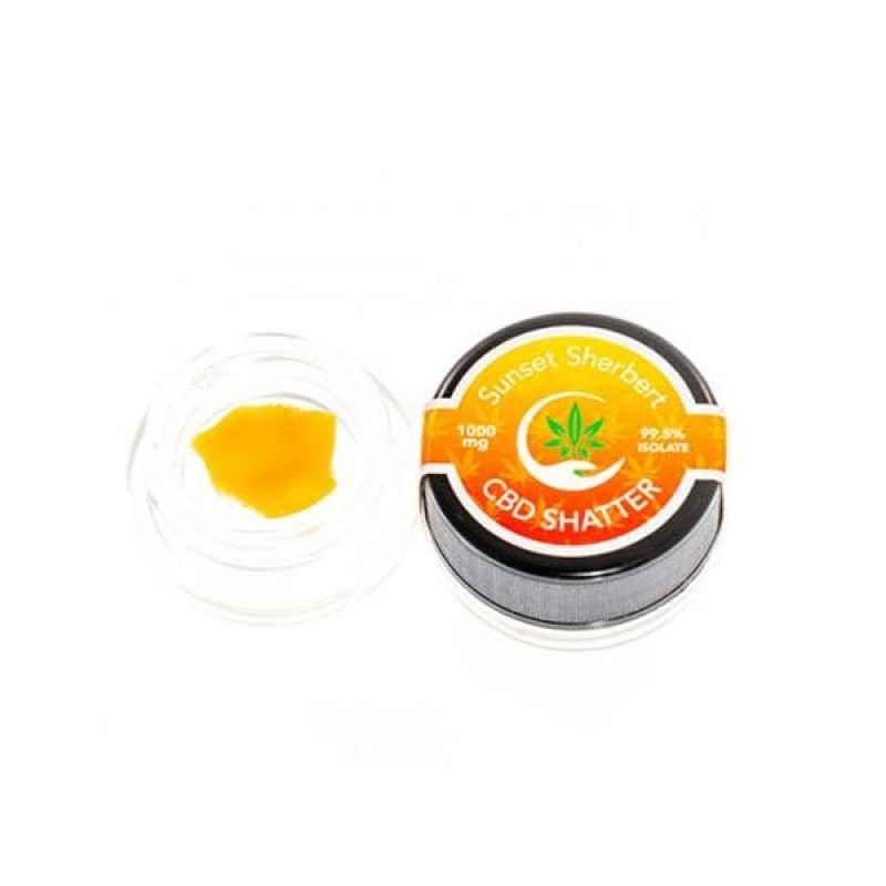 CBD Leafline 1000mg CBD Shatter (99.5%) Sunset She...