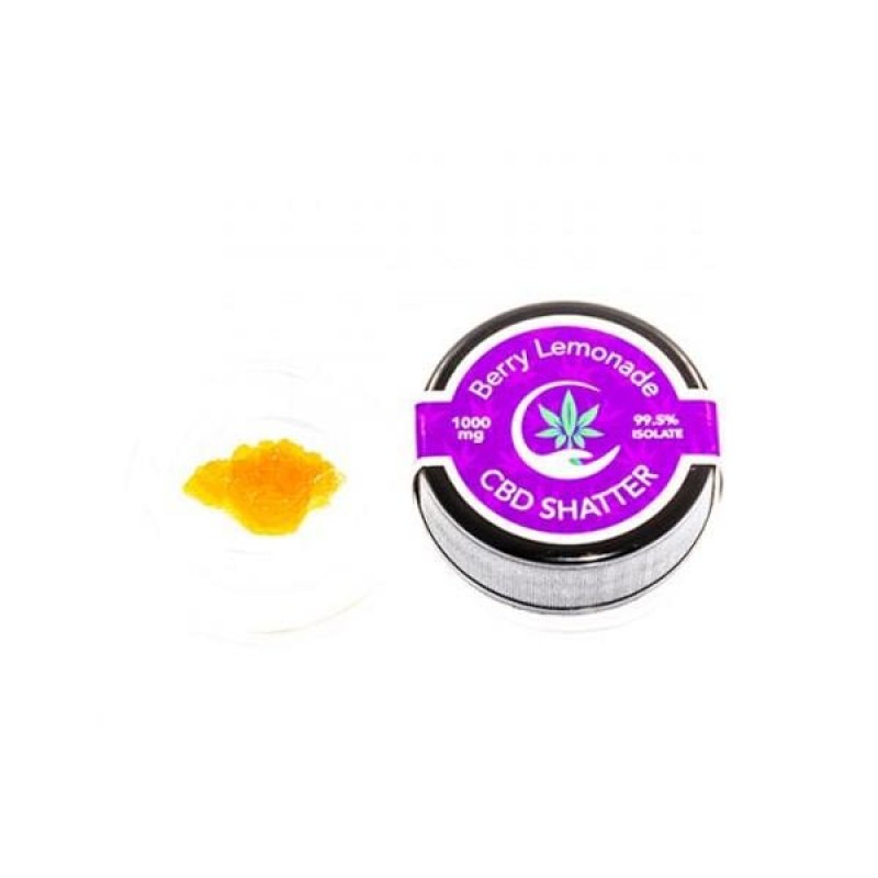 CBD Leafline 1000mg CBD Shatter (99.5%) Berry Lemo...