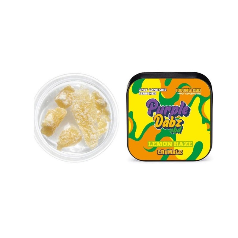 Purple Dabz CBD 1000mg CBD Crumble – Lemon H...