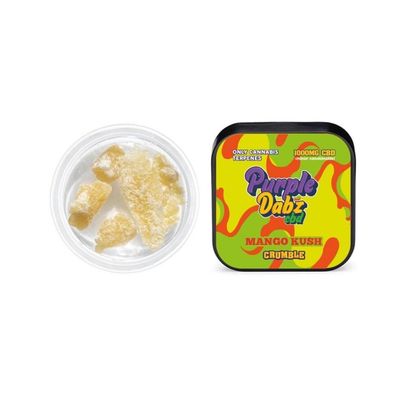 Purple Dabz CBD 1000mg CBD Crumble – Mango K...