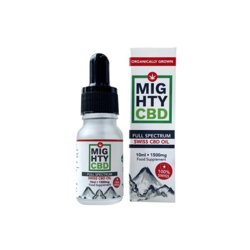 Mighty CBD 1500mg Full Spectrum Swiss CBD Oil 10ml