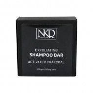 NKD 50mg CBD Activated Charcoal Shampoo Bar 100g