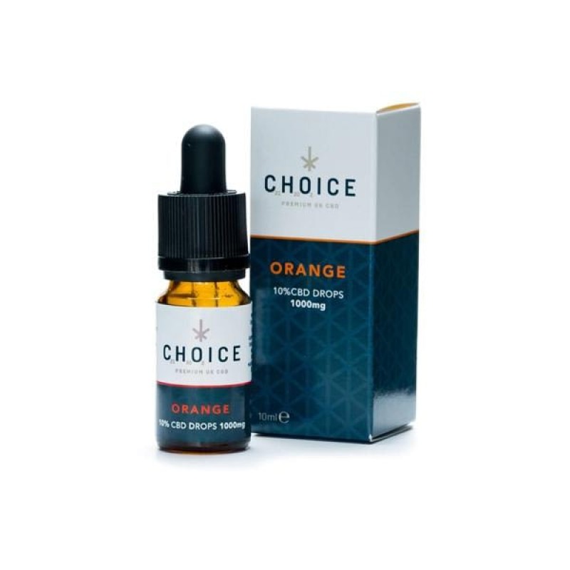 Choice 2000mg CBD Orange Oil Drops 10ml