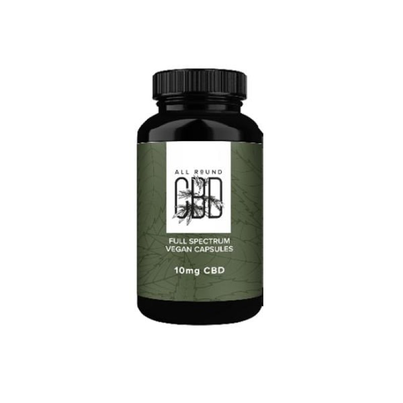 All Round CBD 300mg CBD Full Spectrum Vegan Capsul...