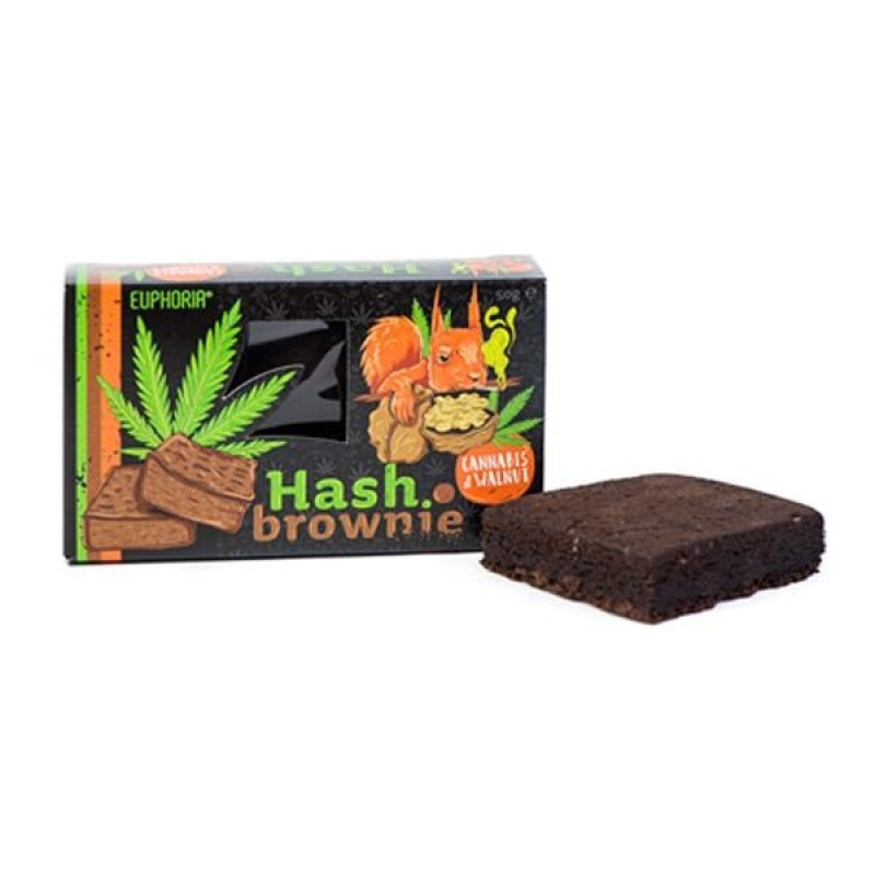 Euphoria Hash Brownie Cannabis & Walnut