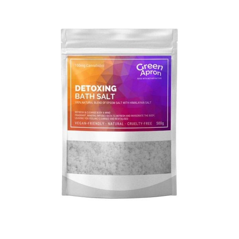 Green Apron 100mg CBD Detox Bath Salts 500g