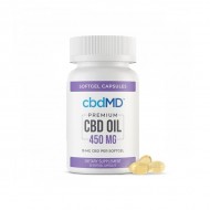 cbdMD 450mg CBD Softgels – 30 Softgels