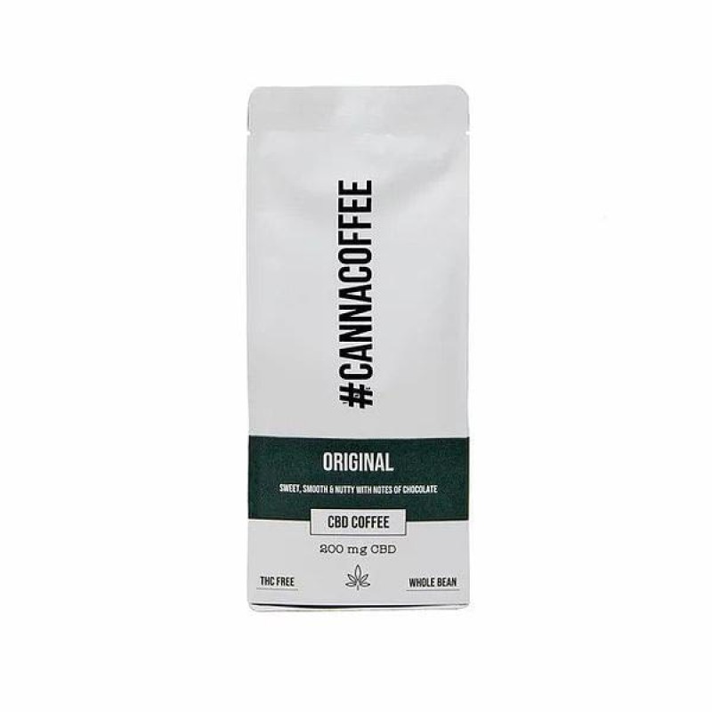 Cannacoffee 200mg CBD Original CBD Whole Bean Coff...