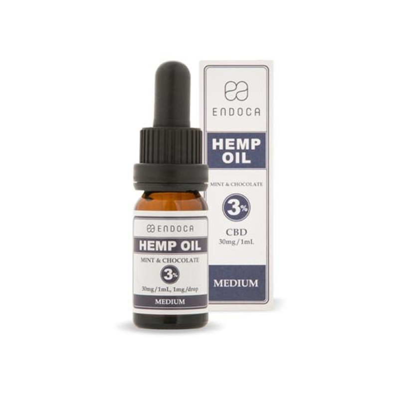 Endoca 300mg CBD Hemp Oil Drops Mint & Chocola...