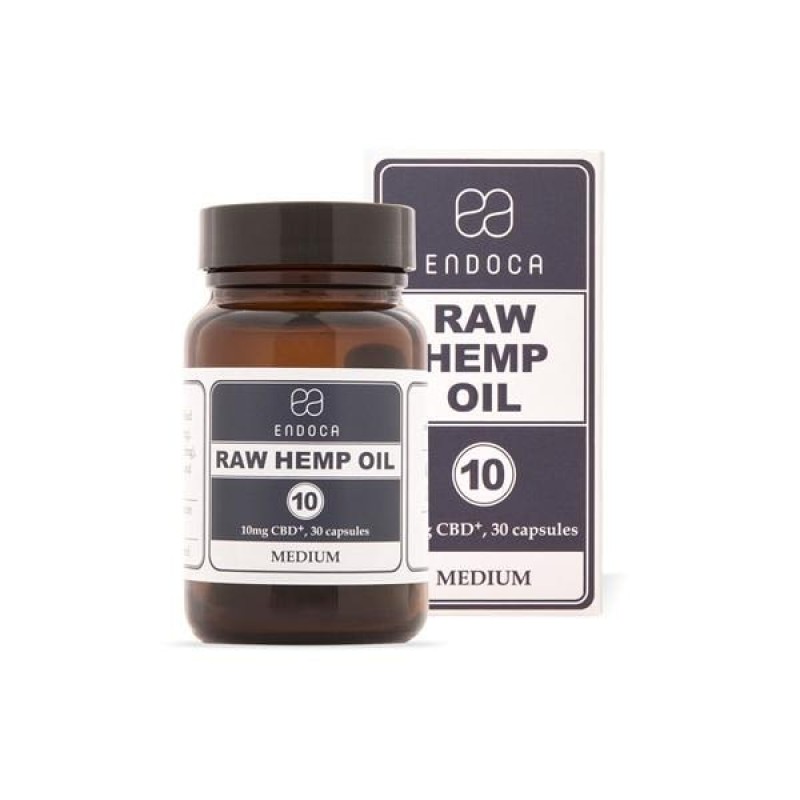 Endoca 300mg CBD+CBDa Capsules Raw Hemp Oil –...