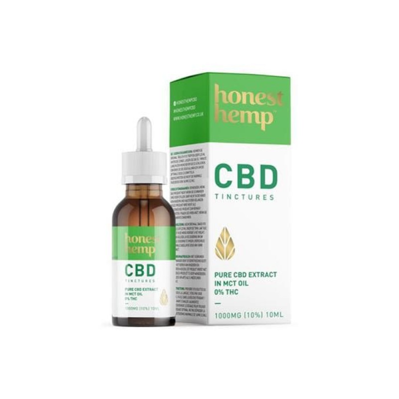 Honest Hemp 1000MG 10ml Pure CBD Extract in MCT Oi...