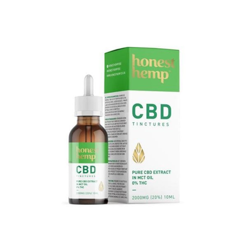 Honest Hemp 2000MG 10ml Pure CBD Extract in MCT Oi...