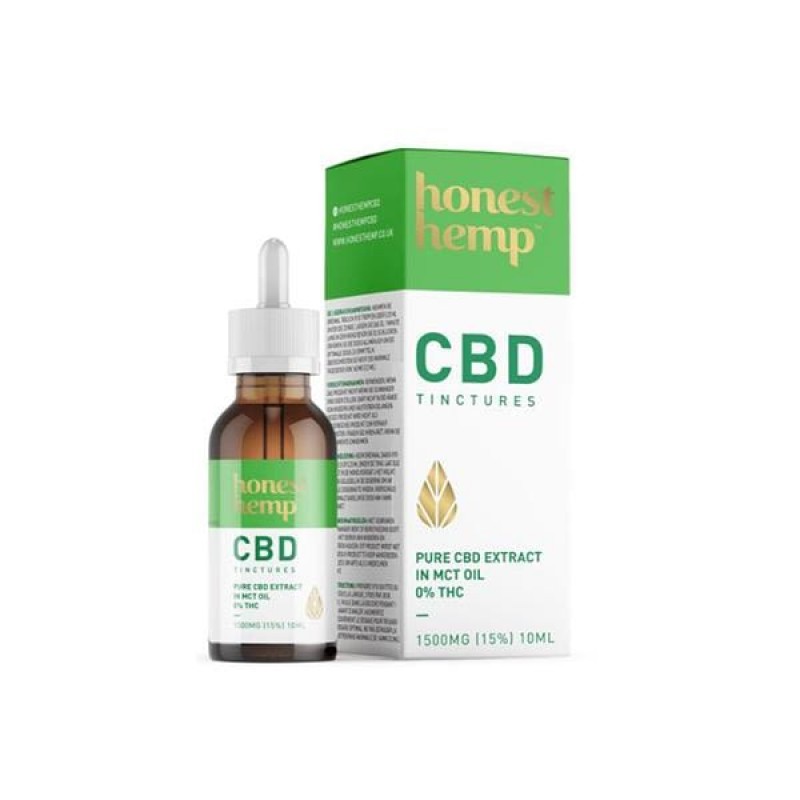 Honest Hemp 1500mg 10ml Pure CBD Extract in MCT Oi...