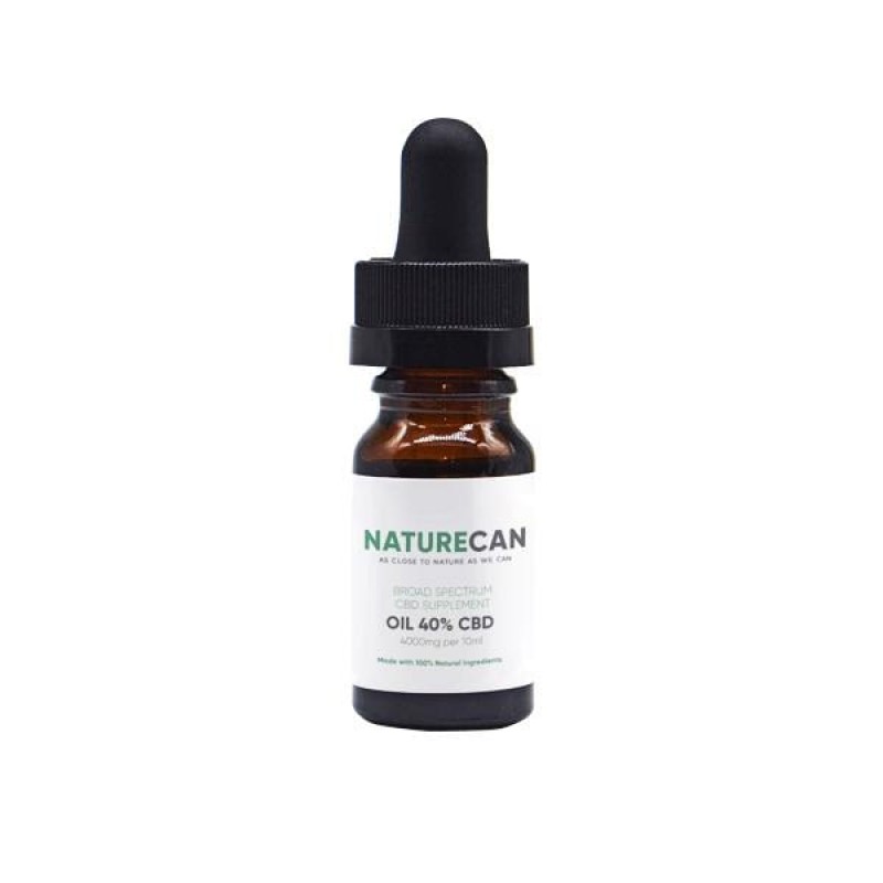 Naturecan 40% 4000mg CBD Broad Spectrum MCT Oil 10...