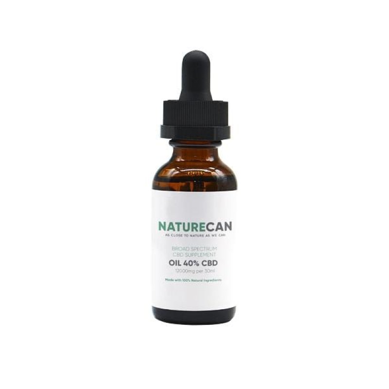 Naturecan 40% 12000mg CBD Broad Spectrum MCT Oil 3...