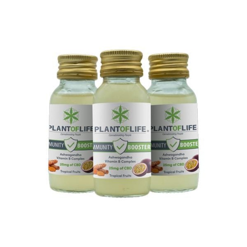 24 x Plant Of Life 25mg CBD Immunity Booster 60ml