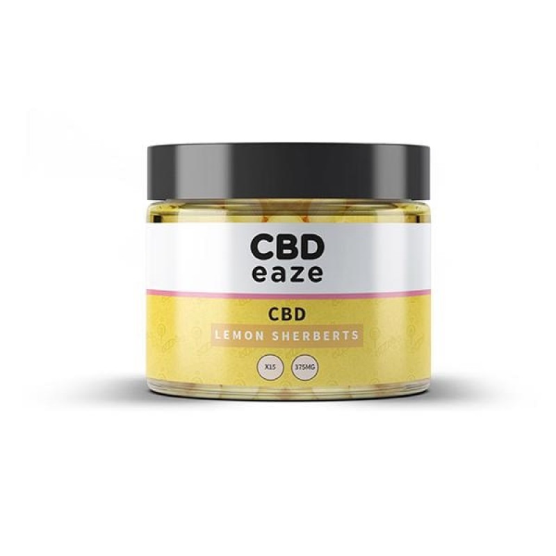 CBDeaze 375mg CBD Lemon Sherbets