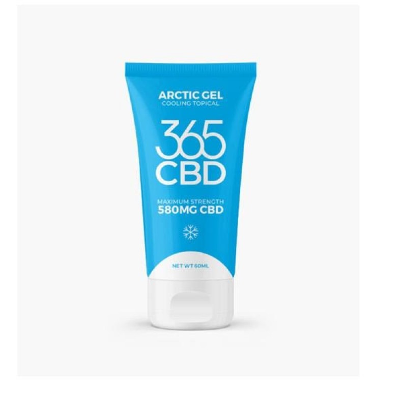 365CBD Arctic Gel 580mg CBD Cooling Topical Balm 6...