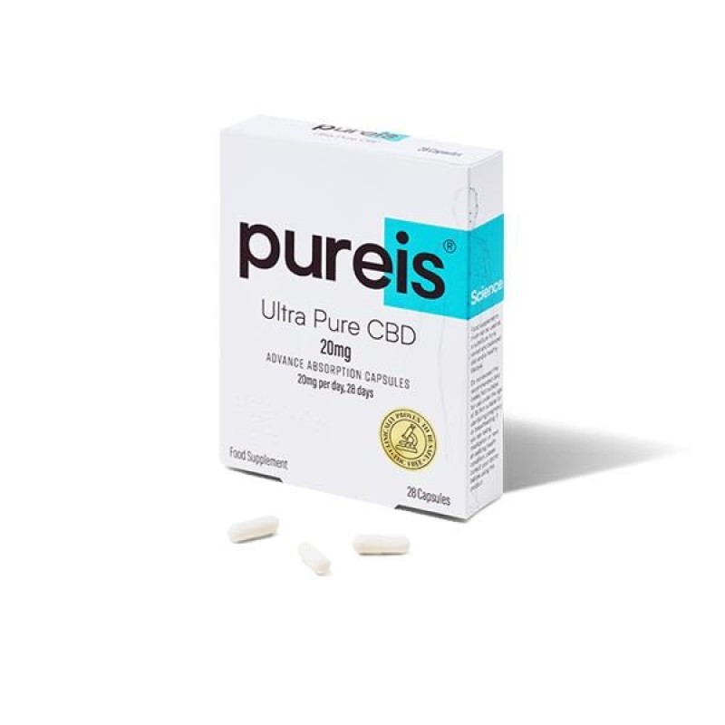 Pureis CBD 20mg CBD Ultra Pure CBD Advanced Absorp...