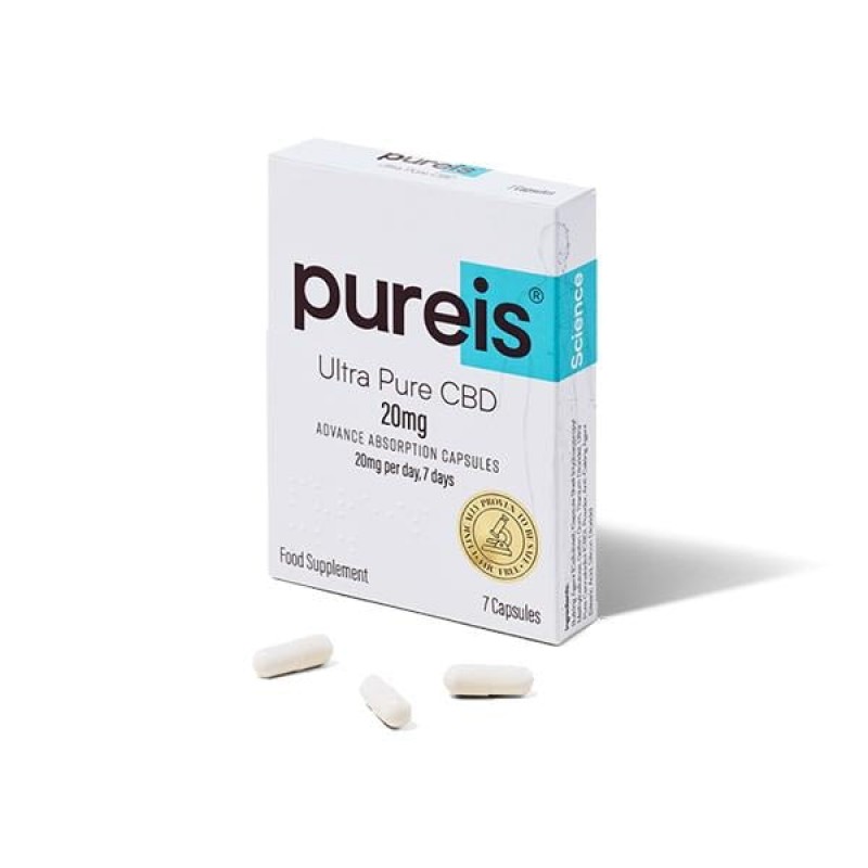 Pureis CBD 20mg CBD Ultra Pure CBD Advanced Absorp...