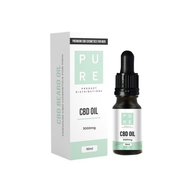 Pure 3000mg CBD Beard Oil – 10ml