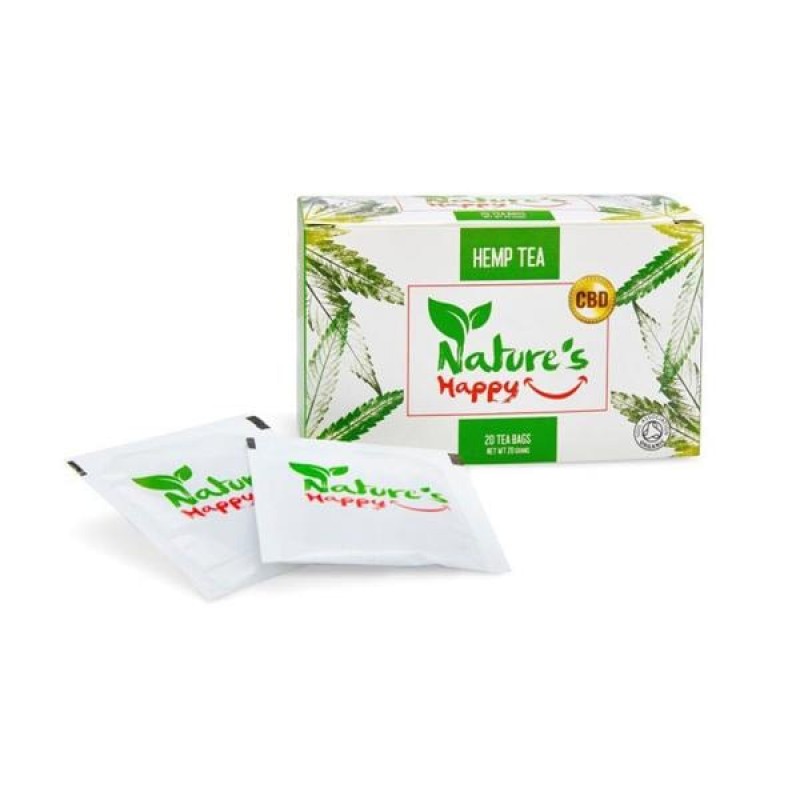 Nature’s Happy CBD Hemp Herbal Tea Bags R...