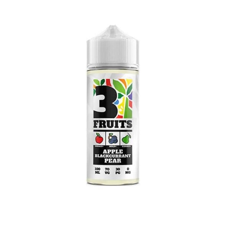 3 Fruits 100ml Shortfill 0mg (70VG/30PG)