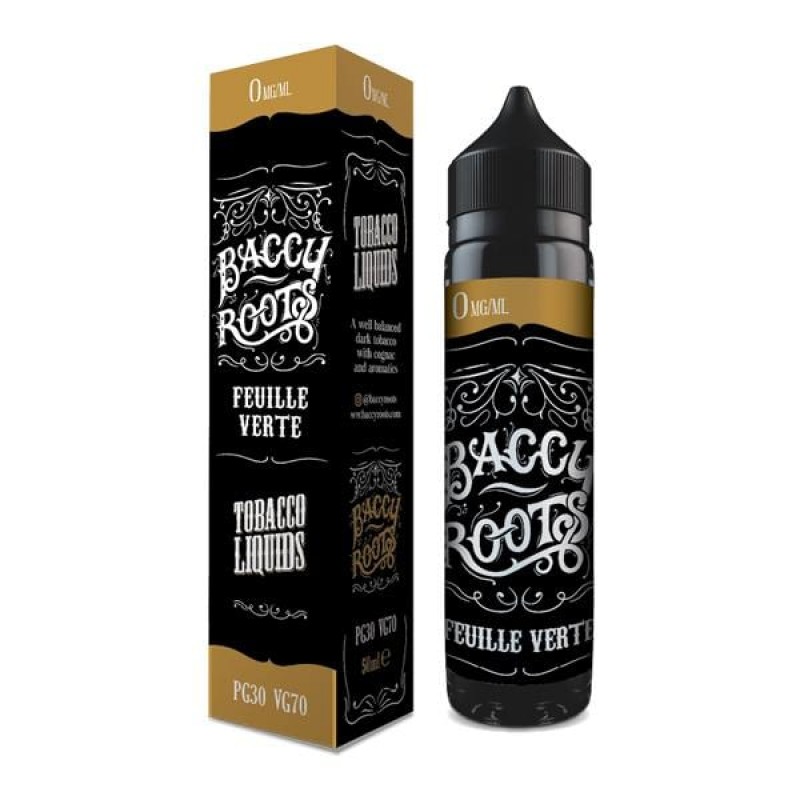 Baccy Roots 50ml Shortfill 0mg (70VG/30PG)