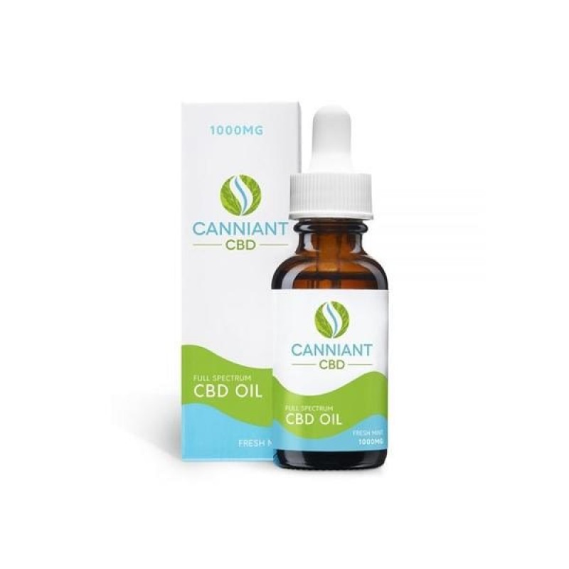 Canniant 1000mg CBD Oil 30ml – Fresh Mint