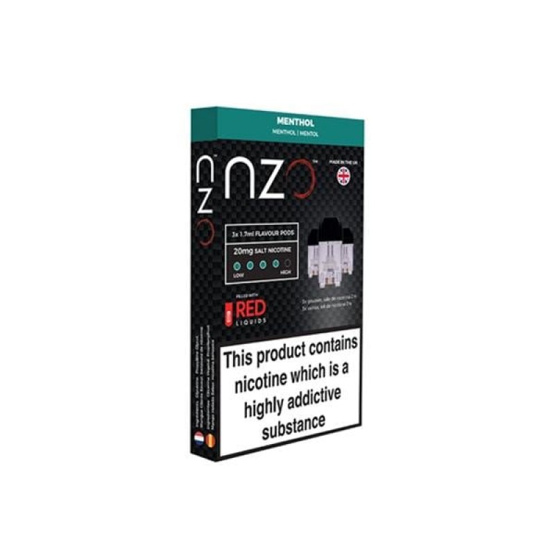 NZO 20mg Salt Cartridges with Red Liquids Nic Salt...