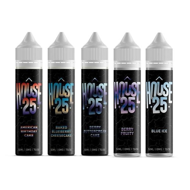 House 25 0mg 50ml Shortfill E-liquid (70VG/30PG)