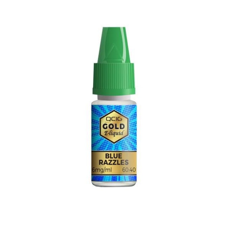 QCig Gold E-Liquids 10ml 12mg (60VG/40PG)