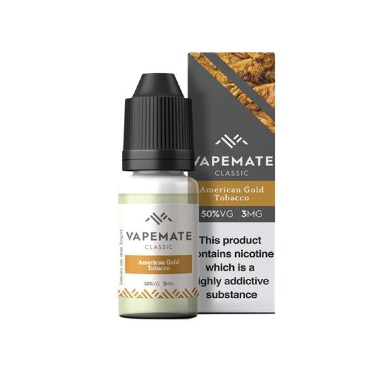 Vapemate Classic 6mg 10ml E-Liquid (70VG/30PG)