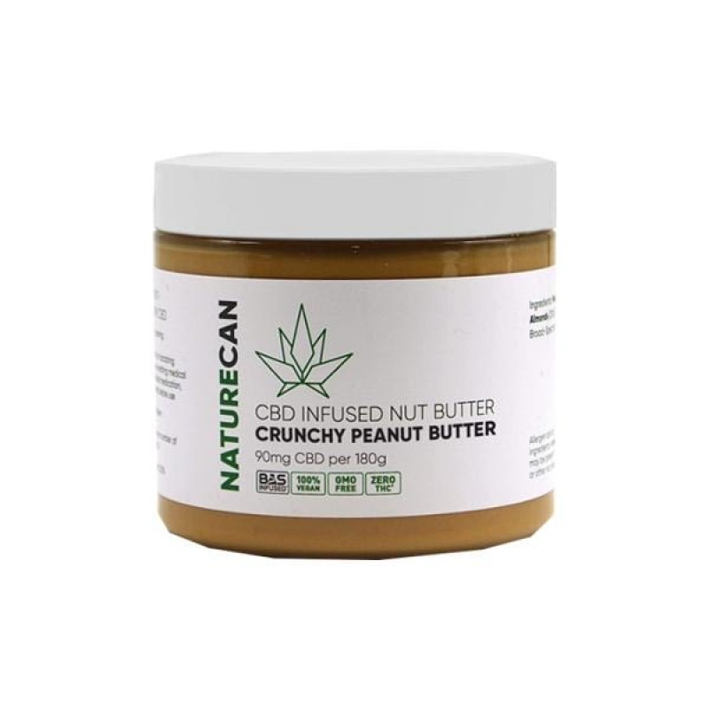 Naturecan 90mg CBD 180g Nut Butter Crunchy Peanut ...