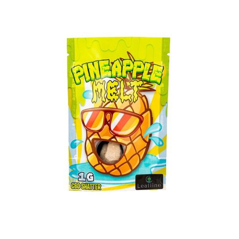 CBD Leafline 1000mg CBD Shatter (99.5%) Pineapple ...