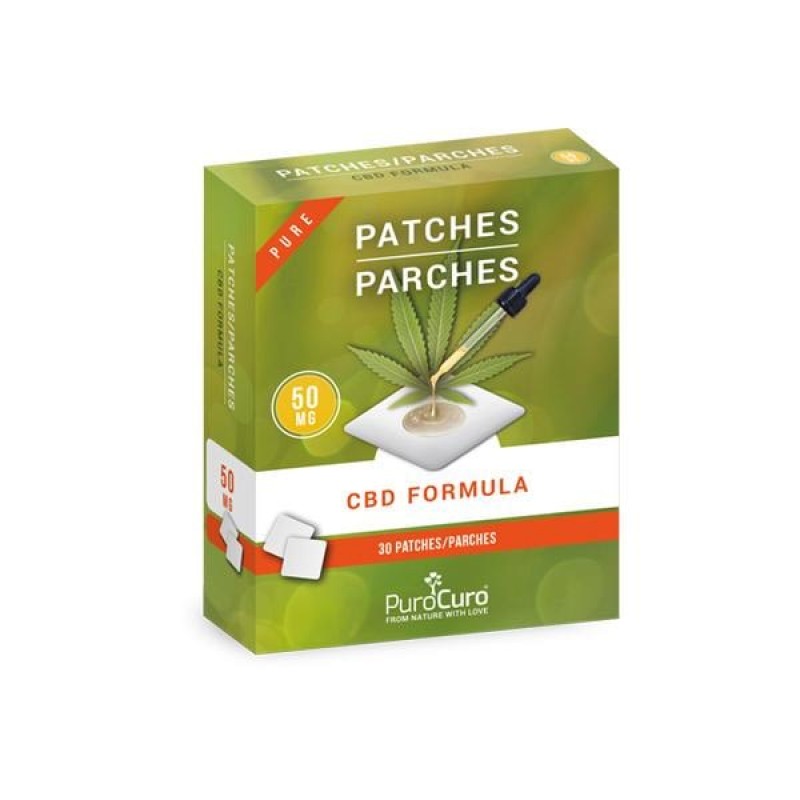 PuroCuro 50mg Pure CBD Formula Patches