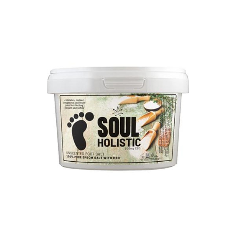 Soul Holistic 100mg CBD Pure Epsom Salt Unscented ...