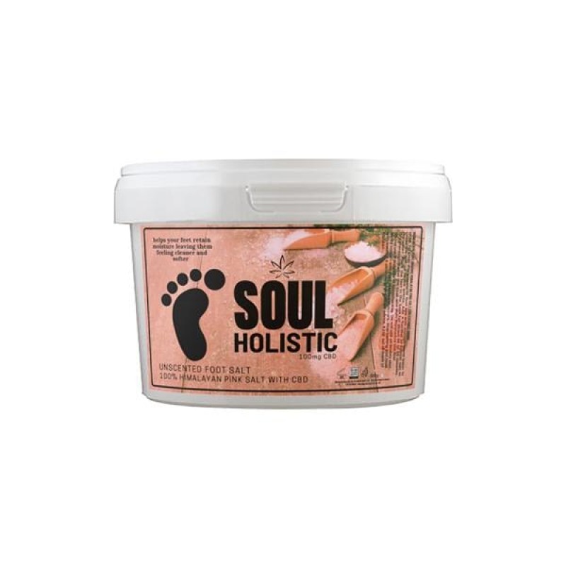 Soul Holistic 100mg CBD Himalayan Pink Salt Unscen...