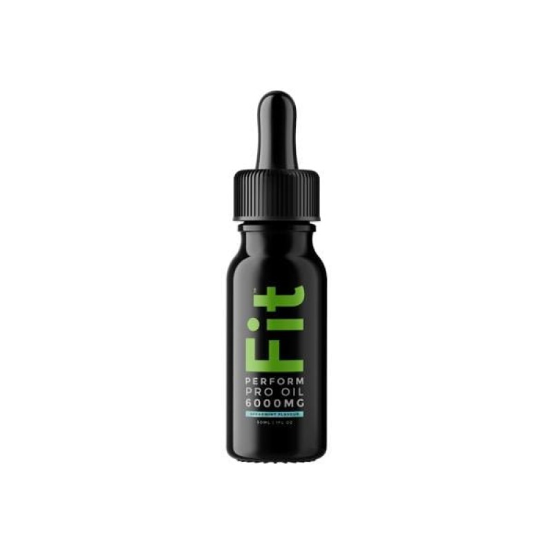 Fit CBD 6000mg CBD Spearmint Perform Pro CBD Oil 3...